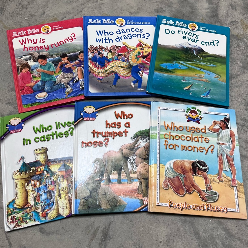 Ask me…. Kids hardcover books